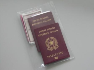 Busta portadocumenti, porta passaporto e carta d'identità per alberghi, campeggi e villaggi