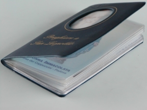 Booklet with sacred images holder pockets